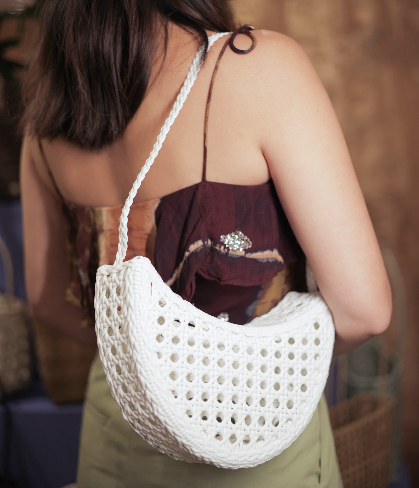 Ligaya in white